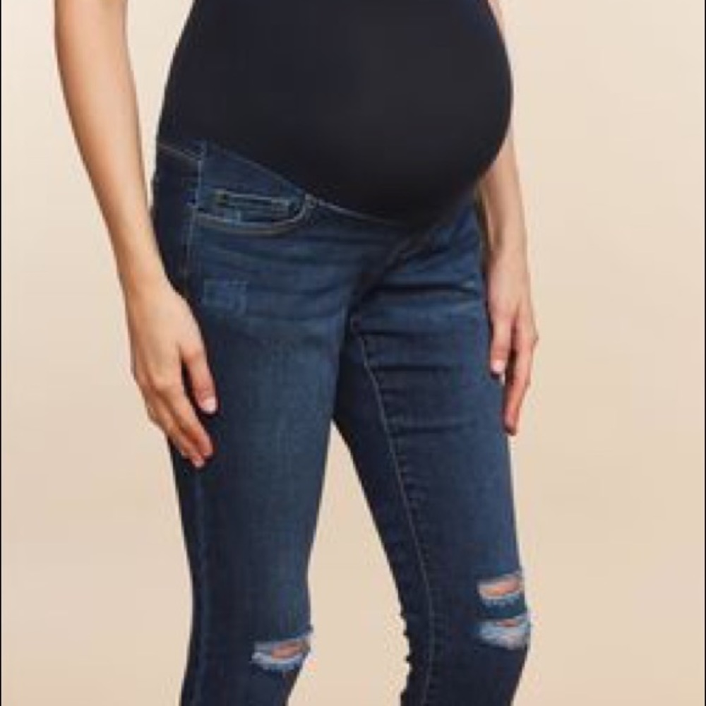 Jessica Simpson Maternity Jeans Sz Large